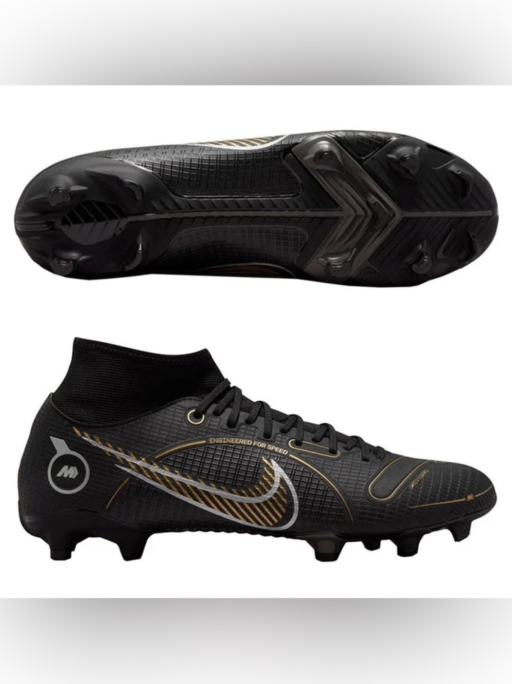 Nike Kids' Mercurial Superfly 8 Academy Firm Ground Soccer Cleats, Boys'